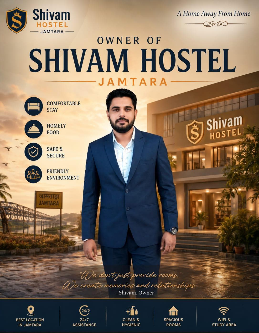 Shivam Hostel Environment