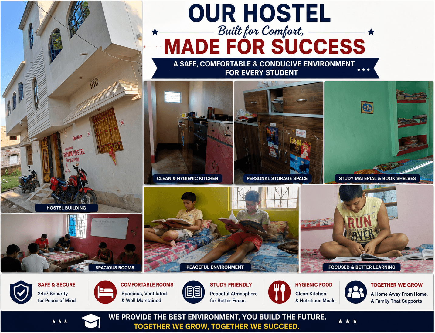 Hostel Building Exterior